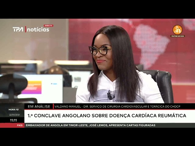 ⁣"Hora 10" Em análise - 1.º Conclave angolano sobre doença cardíaca reumática