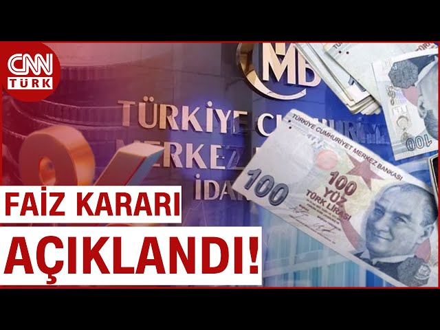 ⁣SON DAKİKA!  | Merkez Bankası Faizi Sabit Tuttu! Faiz Açıklamasında "Ek Adımlar" Mesajı!