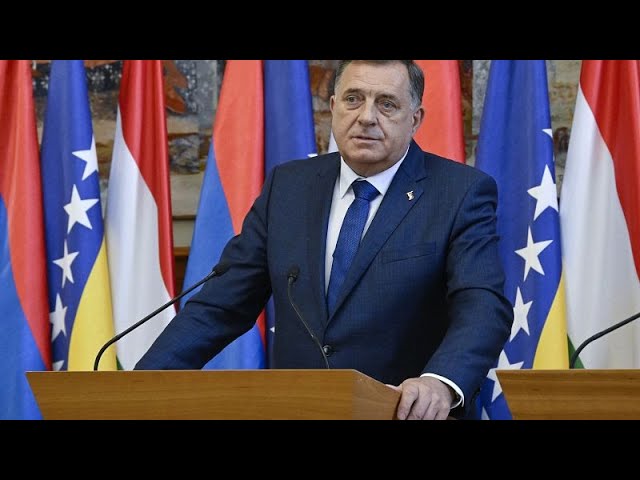 ⁣El líder de la República Srpska de Bosnia-Herzegovina reitera su amenaza de secesión | euronews 