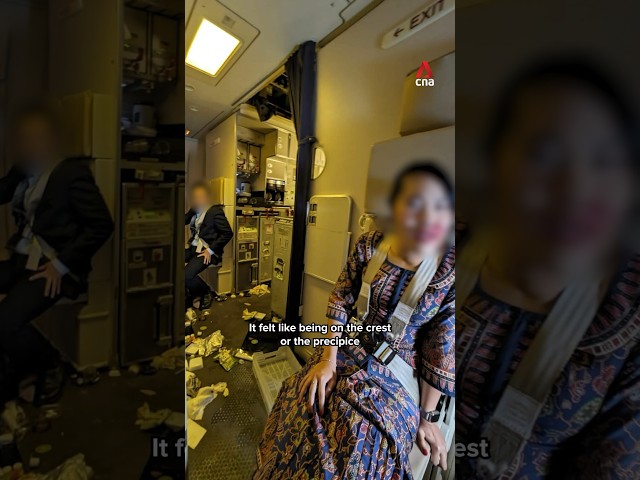 ⁣SQ321 passenger recounts what it was like when extreme turbulence hit