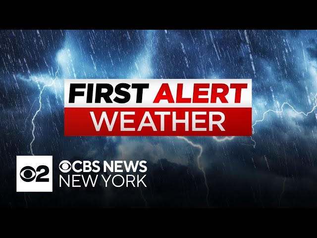 ⁣First Alert Weather: Yellow Alert for possibly severe thunderstorms