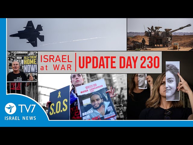 ⁣TV7 Israel News - Swords of Iron, Israel at War - Day 230 - UPDATE 23.05.24