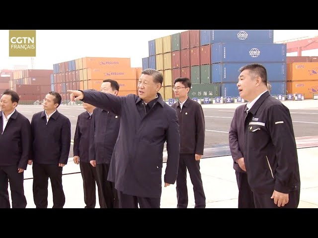 ⁣Xi Jinping inspecte la ville de Rizhao dans l'est du pays