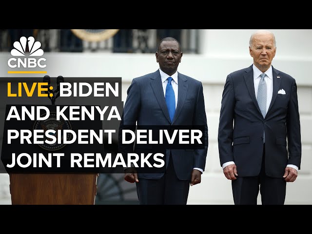 ⁣LIVE: President Biden and Kenya's President William Ruto hold a joint news conference — 5/23/24