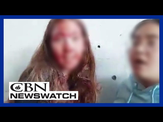 ⁣Terrifying Video of Captive Israeli Female Soldiers | CBN NewsWatch - May 23, 2024