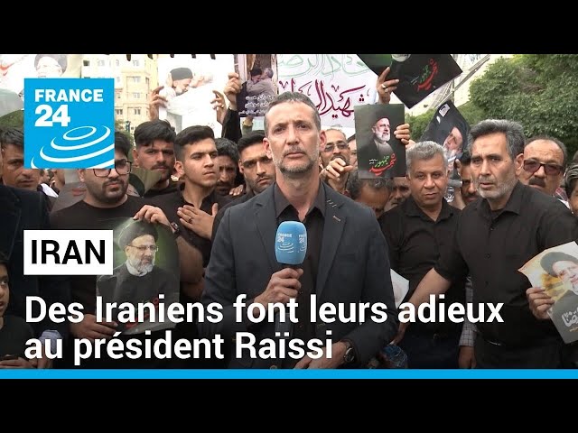 ⁣Des Iraniens font leurs adieux au président Raïssi dans sa ville natale • FRANCE 24