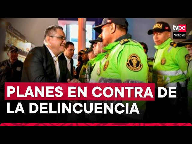 ⁣Trujillo: ministro del Interior lideró presentación de operativos de PNP