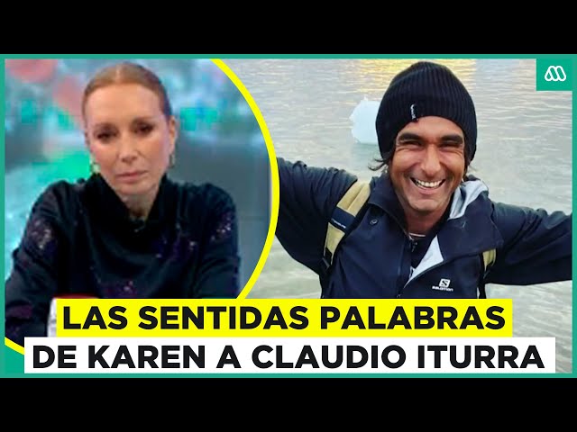 ⁣"Viaje eterno": Las sentidas palabras de Karen Doggenweiler por muerte de Claudio Iturra