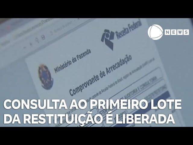 Consulta ao primeiro lote da restituição é liberada pela Receita Federal