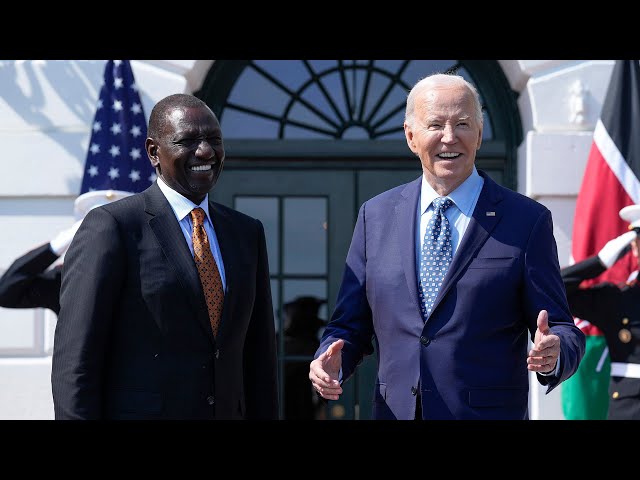 ⁣LIVE: Biden holds press conference with president of Kenya | NBC News