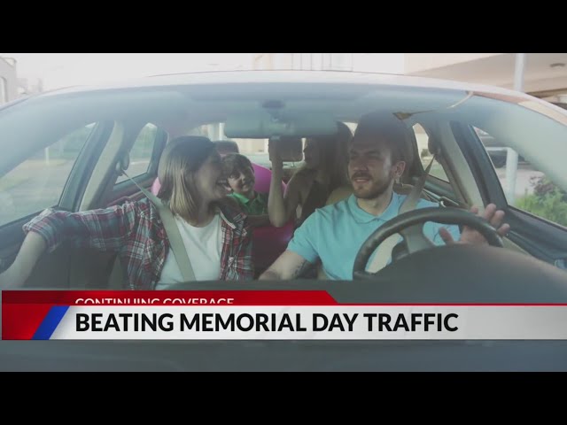 ⁣When to beat Memorial Day traffic
