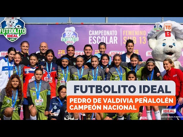 ⁣Colegio Pedro de Valdivia de Peñalolén se titula campeón del campeonato de Futbolito Ideal 2024