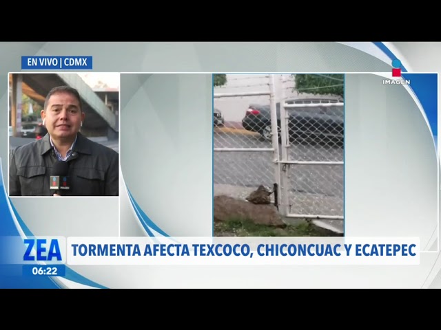 ⁣Tormentas sorprenden a Texcoco, Chiconcuac y Ecatepec | Noticias con Francisco Zea