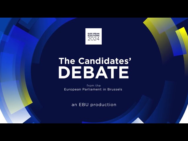 ⁣EU election lead candidates face off in last debate before polls open in two weeks