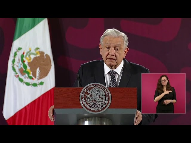 ⁣López Obrador lamenta el accidente que se registró durante evento de Movimiento Ciudadano