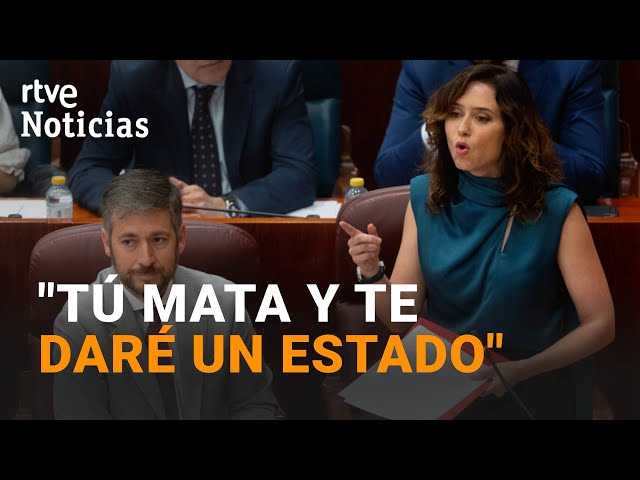 ⁣ESTADO PALESTINO: Isabel Díaz AYUSO acusa a la IZQUIERDA de AYUDAR a HAMÁS como a ETA | RTVE