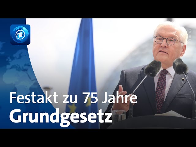 Festakt zum 75. Geburtstag des Grundgesetzes