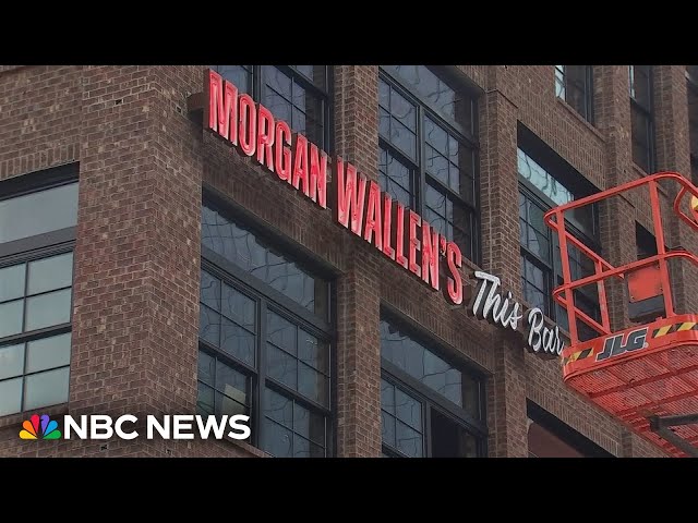 ⁣Nashville rejects proposed sign for Morgan Wallen's new bar