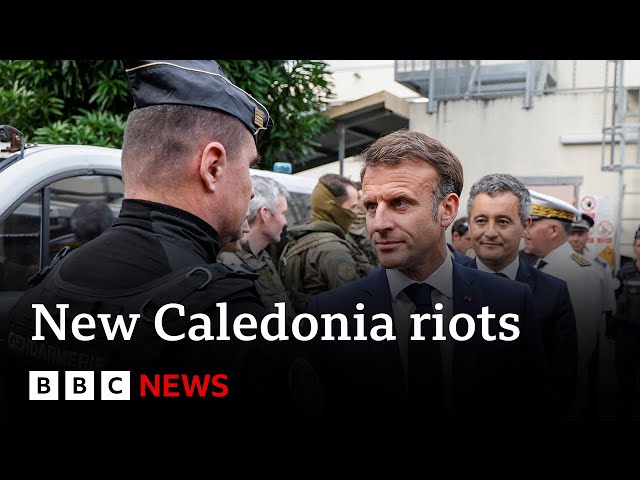 ⁣Macron says French police to remain in riot-hit New Caledonia | BBC News