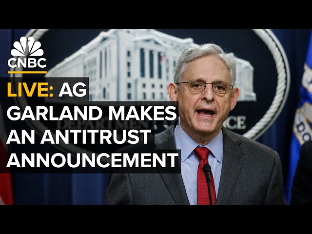 ⁣LIVE: Attorney General Garland makes an antitrust announcement at the Justice Department — 5/23/24