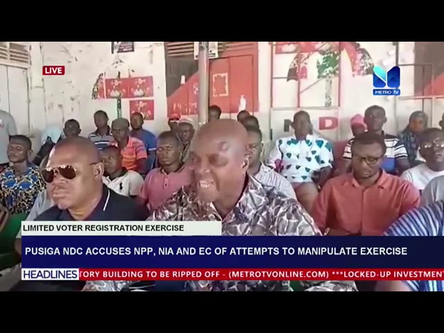 ⁣Pusiga NDC accuses NPP, NIA and EC of attempt to manipulate exercise