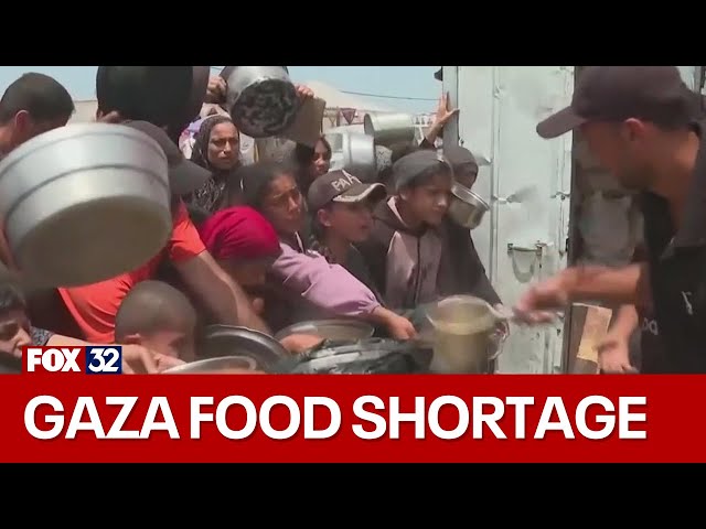 ⁣Food shortage takes huge toll on people in the Gaza Strip