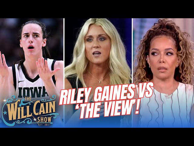 ⁣Riley Gaines SLAMS 'The View' over Caitlin Clark 'white privilege' comments | Wi