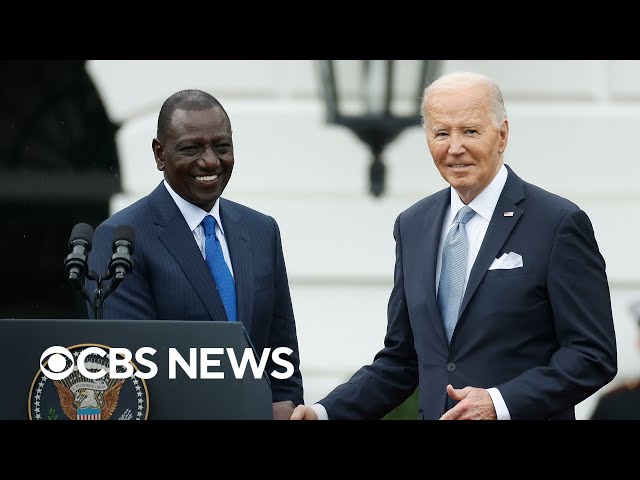 ⁣Biden, Kenyan President William Ruto hold news conference | full video