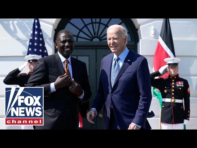 ⁣Biden holds press conference with Kenyan President Ruto