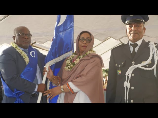 ⁣Cérémonie d'investiture du gouverneur de l'ile de ngazidja mze ibrahim mohamed au palais d