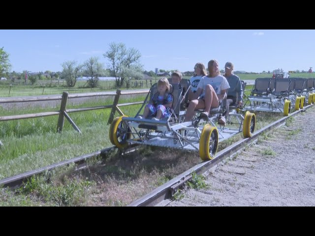 ⁣Railbiking is a new family activity to try out in Erie