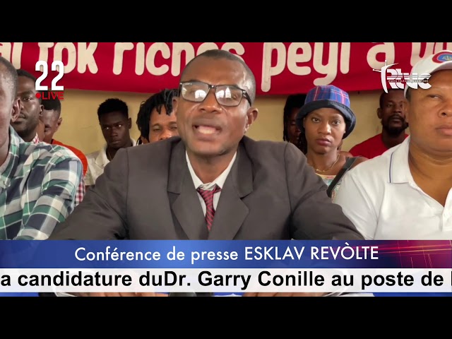 ⁣L’organisation politique « Esklav Revòlte » soutient la candidature duDr. Garry Conille au poste…