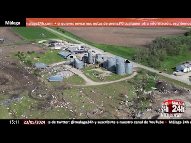 ⁣Noticia - El paso de un tornado deja al menos 4 muertos y 35 heridos en Iowa