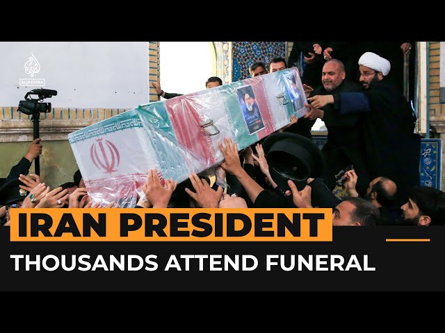 ⁣Thousands mourn at Iranian President Ebrahim Raisi’s funeral procession | Al Jazeera Newsfeed