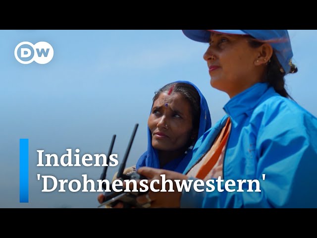 ⁣Wie indische Frauen Drohnenpilotinnen werden | DW Nachrichten