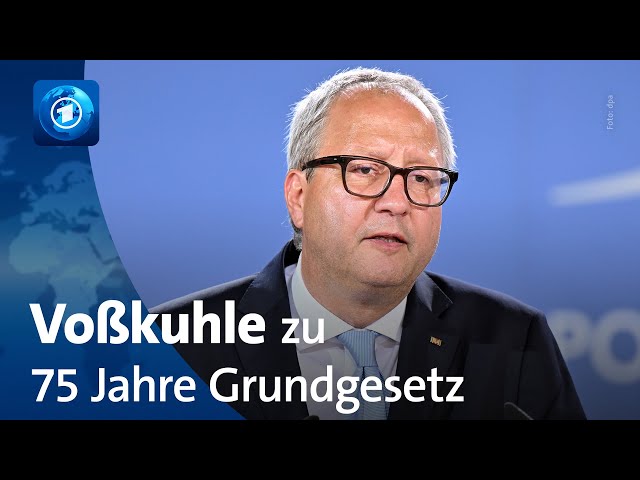 ⁣Andreas Voßkuhle im tagesthemen-Interview