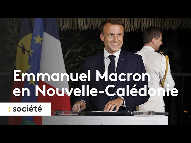 ⁣Emmanuel Macron en Nouvelle-Calédonie