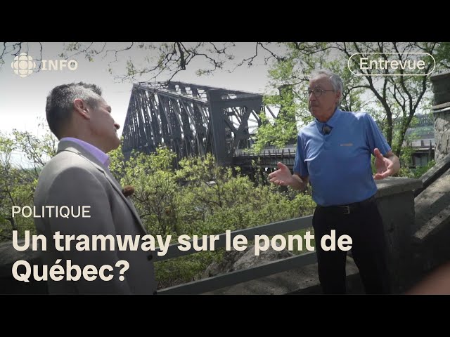 ⁣Opportunité « incroyable » pour un tramway sur le pont de Québec, selon Yvon Charest