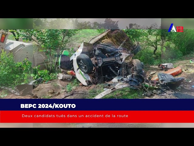 ⁣BEPC 2024Kouto  Deux candidats tués dans un accident de la route