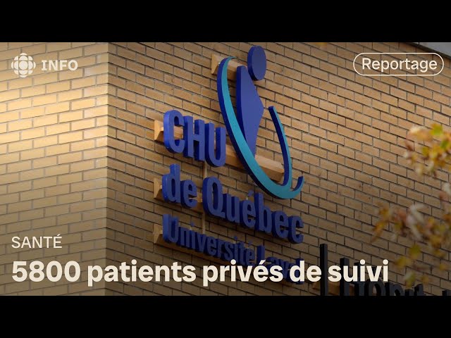 ⁣5800 patients du CHU de Québec privés de suivi à cause d’une erreur humaine