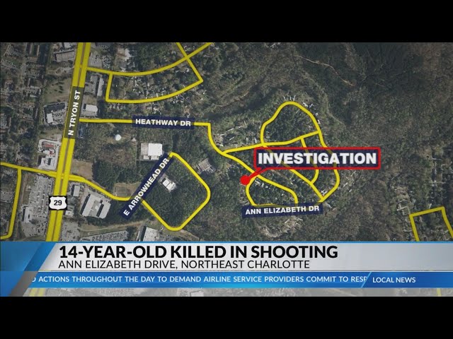 ⁣14-year-old ID’d as victim in NE Charlotte shooting