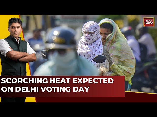 ⁣2 Days Of Voting, Heatwave Grips Capital | Met Dept Issues Orange Alert For May 25 | Delhi Weather