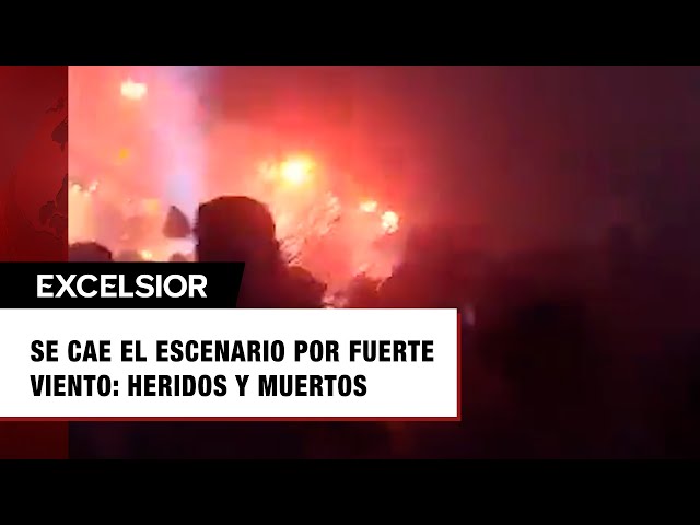 Se cae el escenario dejando 6 muertos y heridos