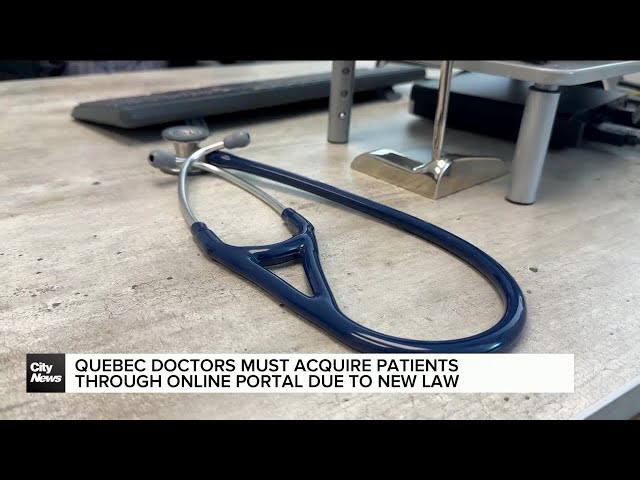 ⁣Quebec doctors must acquire patients on online portal due to new law