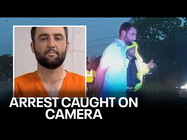 ⁣Scottie Scheffler arrest video - Key moments