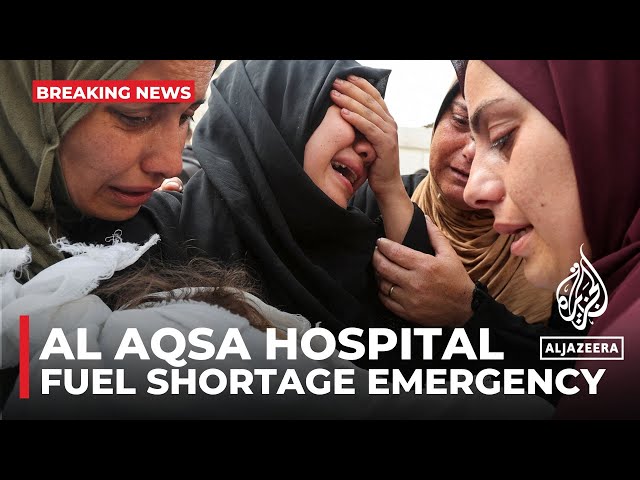 ⁣‘Health catastrophe’ imminent if fuel not supplied to Al-Aqsa Hospital