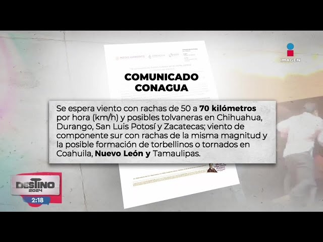 ⁣Conagua habría lanzado comunicado donde resaltaba fuertes vientos para Nuevo León