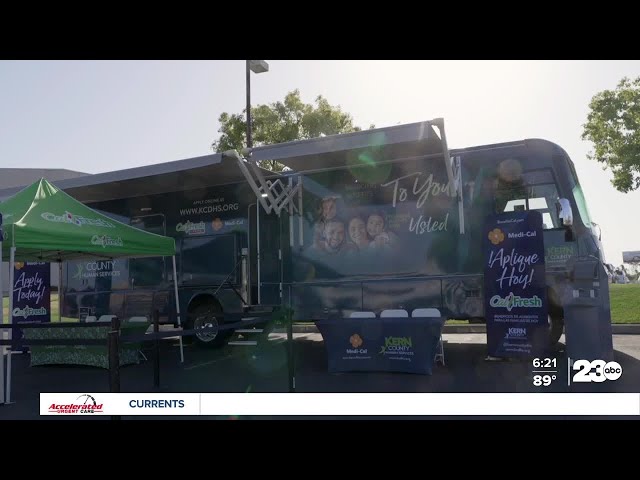 ⁣Kern County Department of Human Services brings the benefits to you with an RV