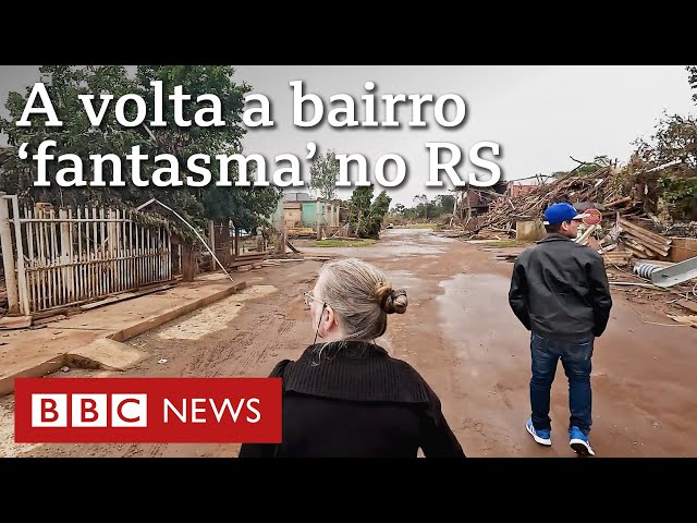 ⁣Inundações: o dramático retorno a casas destruídas no Rio Grande do Sul