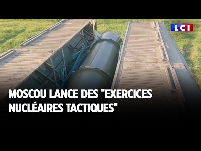 ⁣Moscou lance des "exercices nucléaires tactiques"